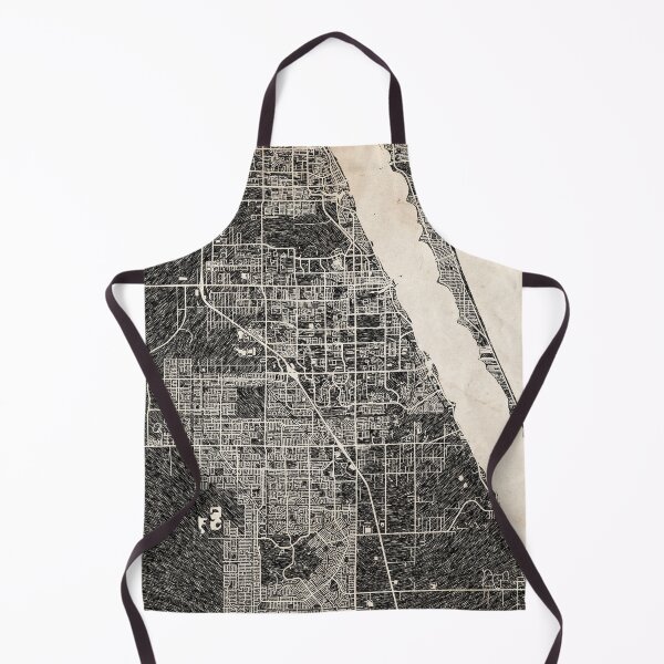 Item preview, Palm Bay map Florida Ink lines designed and sold by InkMaps.