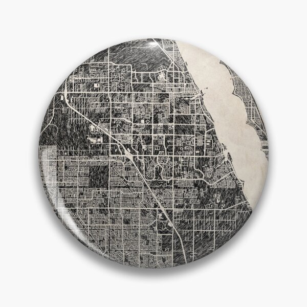 Item preview, Palm Bay map Florida Ink lines 2 designed and sold by InkMaps.