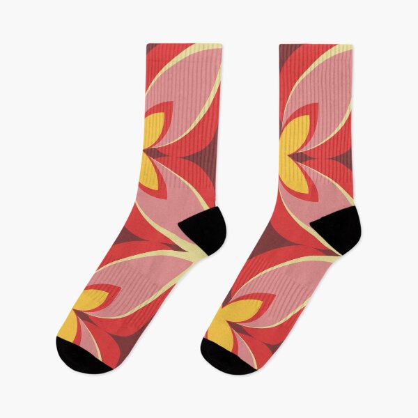 Item preview, Frangipani moderno rojo, rosa y amarillo designed and sold by FrancesPoff.