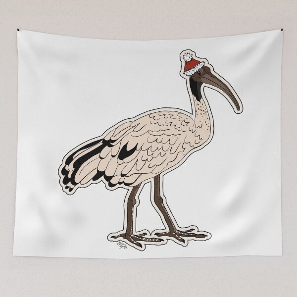 Item preview, Christmas Ibis Red Santa Hat designed and sold by Claire Bowley.