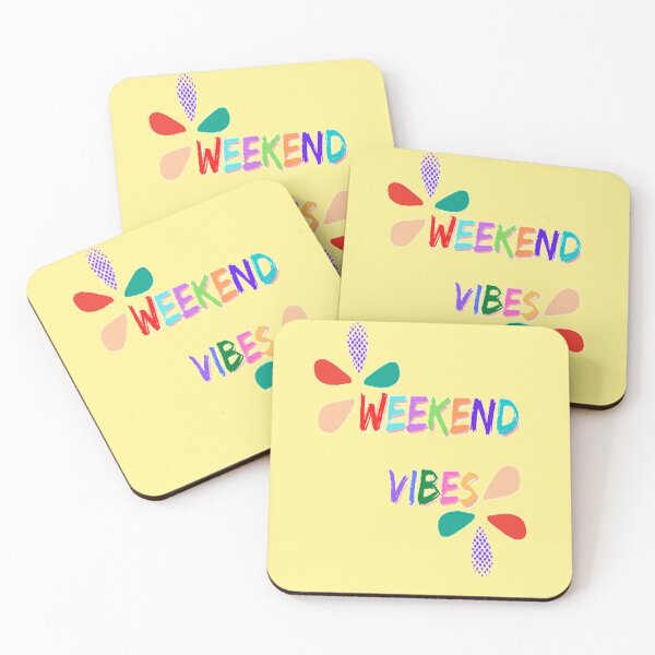 Item preview, Weekend Vibes, Words, Illustration Abstracto, Motivational Quotes designed and sold by Adri Barnard.