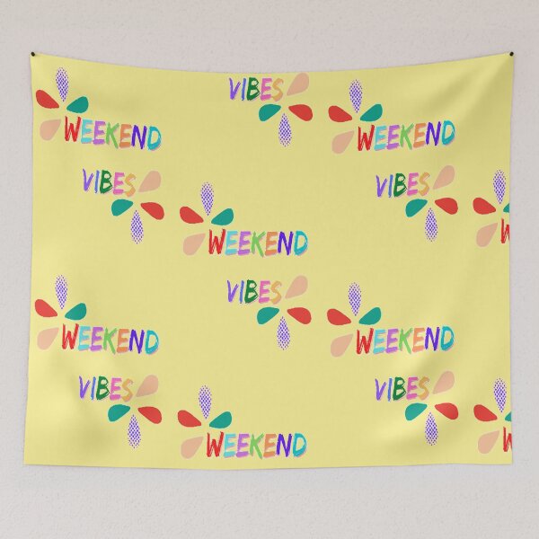 Item preview, Weekend Vibes, Words, Illustration Abstracto, Motivational Quotes designed and sold by Adri Barnard.