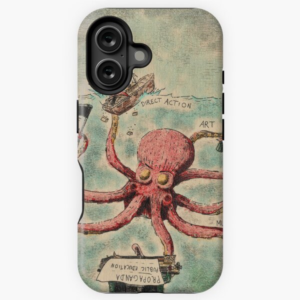 Item preview, Die Kämpfe nehmen zu – Octopus & Revolution designed and sold by Loki Propagandart.