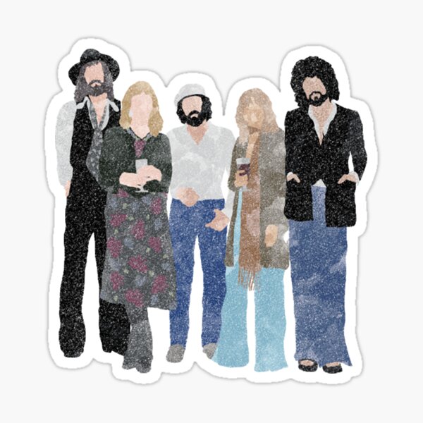 Fleetwood Mac watercolour Sticker