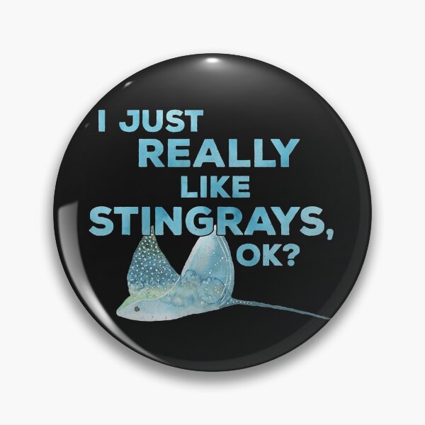 Item preview, I Just Really Like Stingrays OK Funny Shark Lover  designed and sold by HopeLawery.