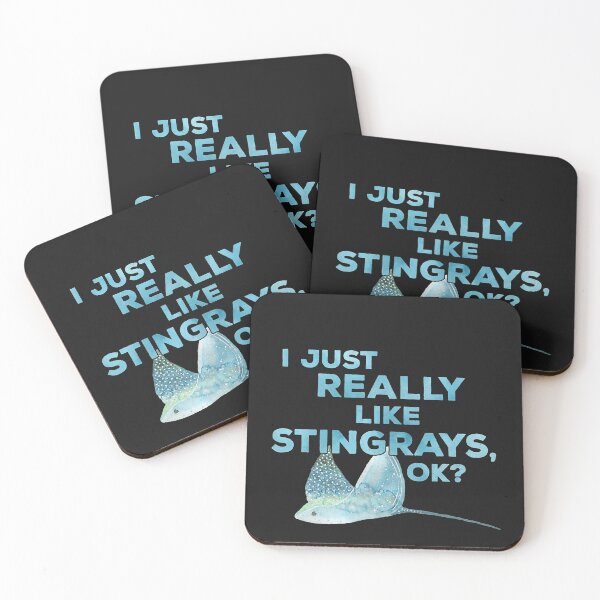 Item preview, I Just Really Like Stingrays OK Funny Shark Lover  designed and sold by HopeLawery.