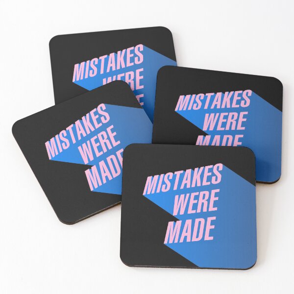 Item preview, Mistakes Were Made - Minimal - Pink & Blue Plain designed and sold by crazycollective.
