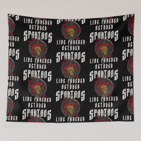 Item preview, Spartans Live Forever October - Greek Birthday designed and sold by anziehend.