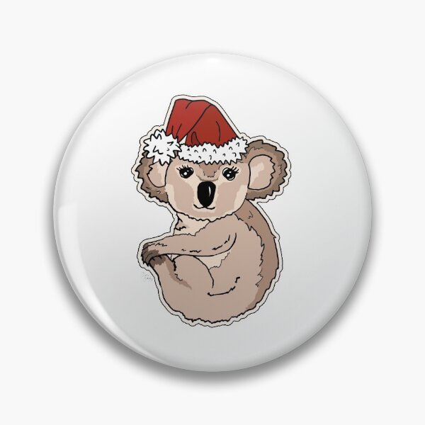 Item preview, Christmas Koala Red Santa Hat designed and sold by Claire Bowley.