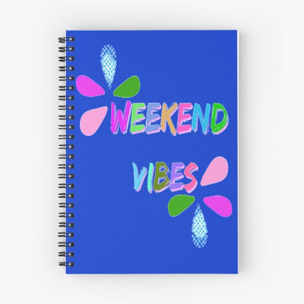 Artikelvorschau, Weekend Vibes, NR 3, Wörter, Illustration Abstracto, Motivationszitate entworfen und verkauft von Adri Barnard.