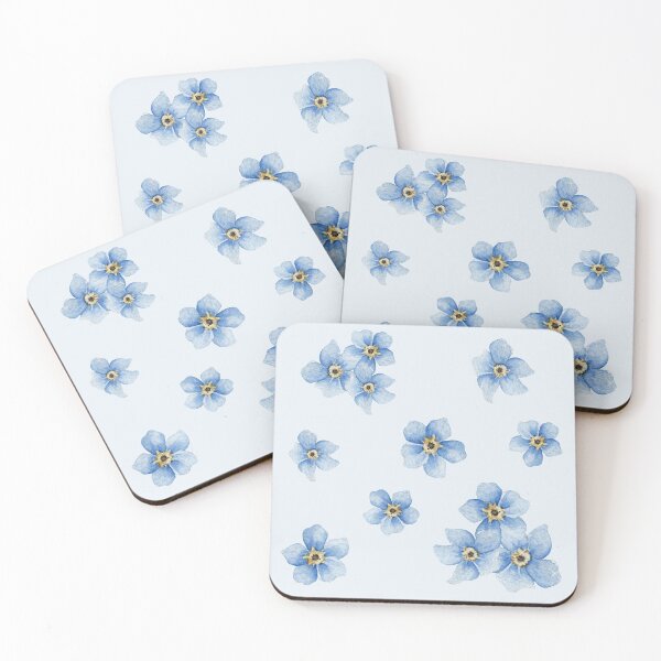 Item preview, Little Blue Flowers | Stickers designed and sold by Pavnud.