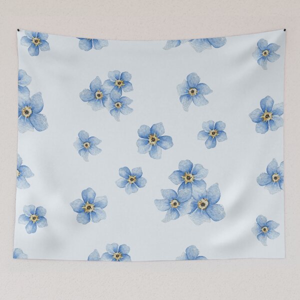 Item preview, Little Blue Flowers | Stickers designed and sold by Pavnud.