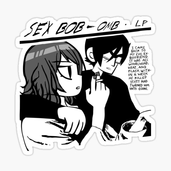 Sex Bob Omb Sticker For Sale By Letitialouisall Redbubble 9926