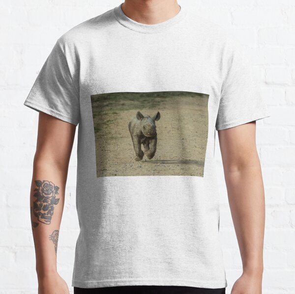 Item preview, Rhino calf running designed and sold by Conservation Art Emporium.