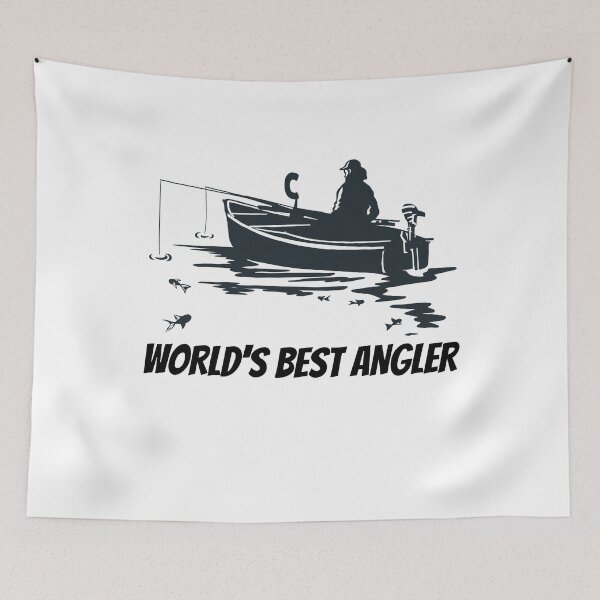 Item preview, WORLD'S BEST ANGLER designed and sold by MIKE'S PRINT ON DEMAND.