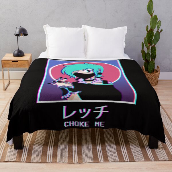 Artikelvorschau, Choke Me Goth Anime Girl Vaporwave Grunge Weeb entworfen und verkauft von DuPois92.