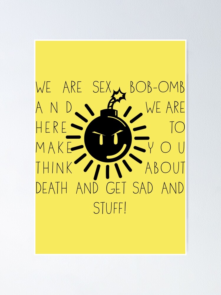 We Are Sex Bob Omb Poster For Sale By Letitialouisall Redbubble 0804