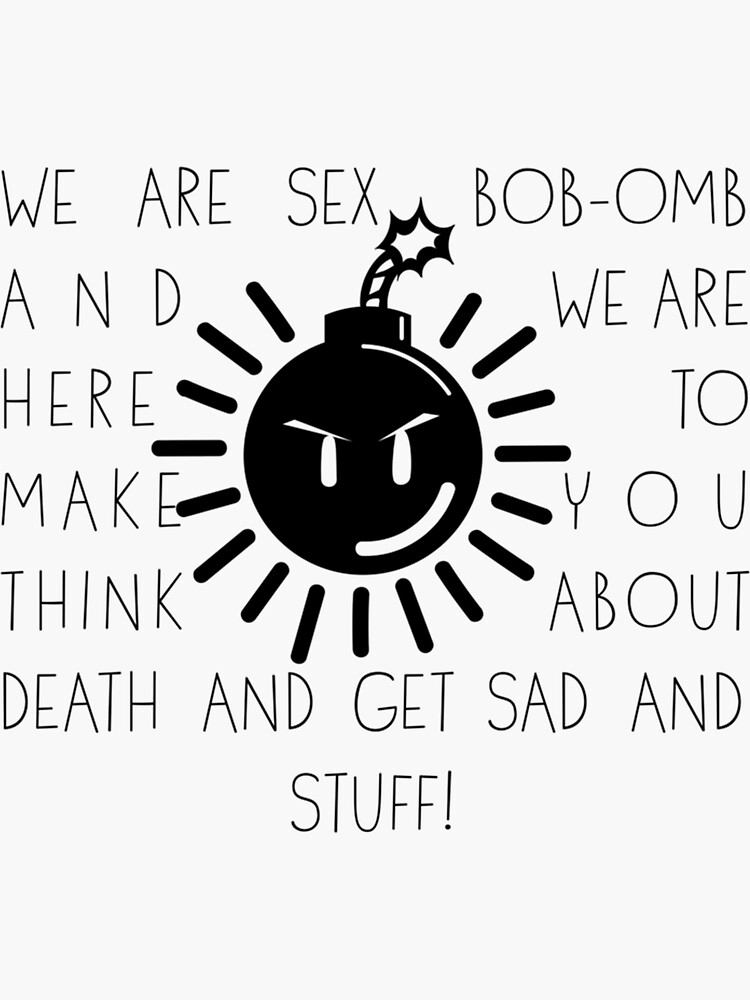 We Are Sex Bob Omb Sticker For Sale By Letitialouisall Redbubble 0178