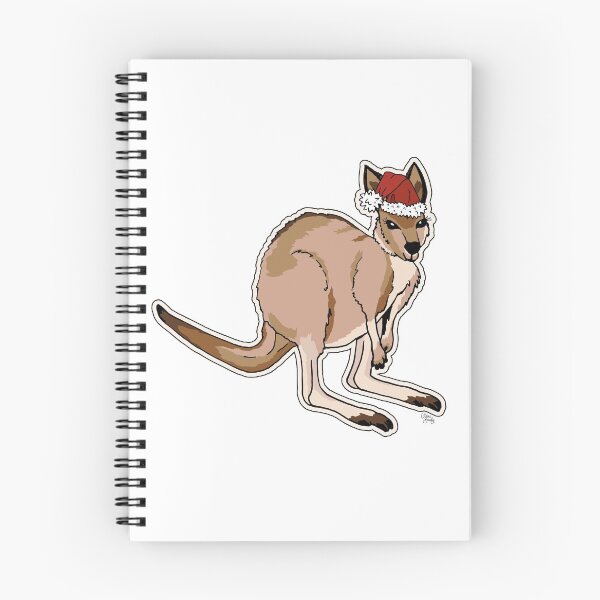 Item preview, Christmas Kangaroo Red Santa Hat designed and sold by Claire Bowley.