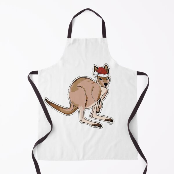 Item preview, Christmas Kangaroo Red Santa Hat designed and sold by Claire Bowley.