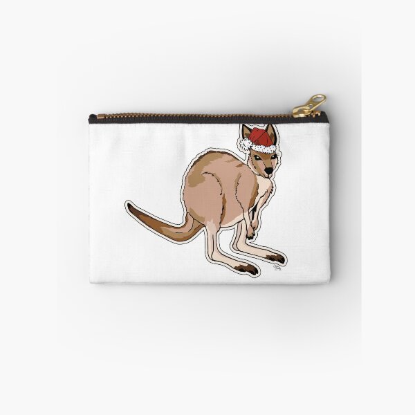 Item preview, Christmas Kangaroo Red Santa Hat designed and sold by Claire Bowley.