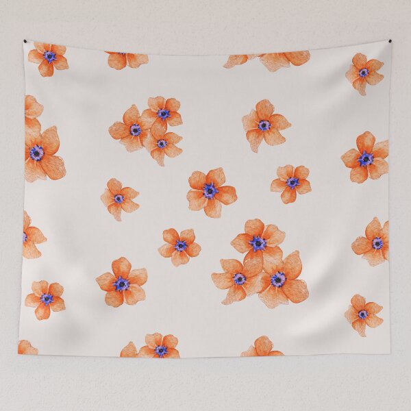 Item preview, Watercolor Little Flowers Orange Set Pack designed and sold by Pavnud.
