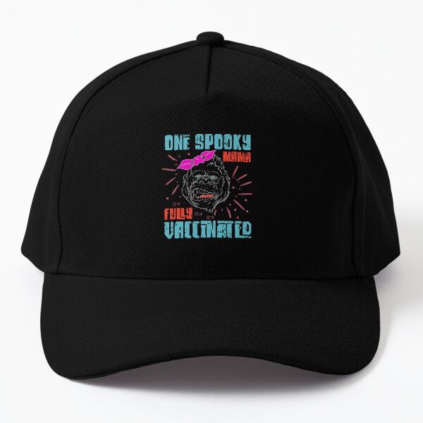 One Spooky Mama Fully Vaccinated Baseball Cap