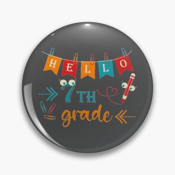 Item preview, Hello seventh grade Hello 7th grade designed and sold by CutieBlue.