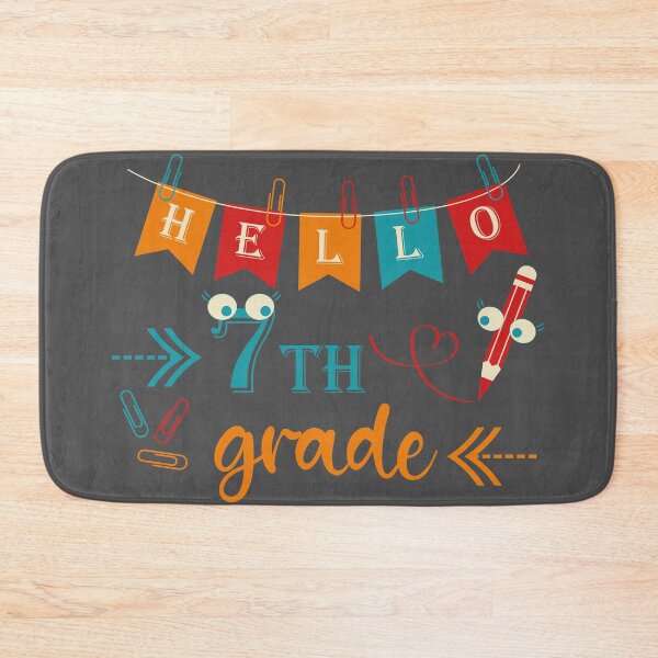 Item preview, Hello seventh grade Hello 7th grade designed and sold by CutieBlue.