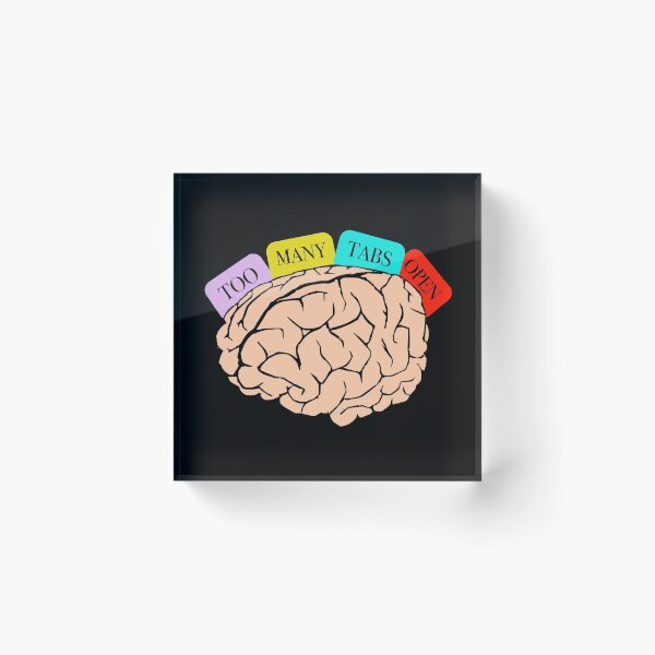 Item preview, #ADHD - My Brain Has Too Many Tabs Open, Attention Deficit Hyperactive Disorder designed and sold by MJDezigns.