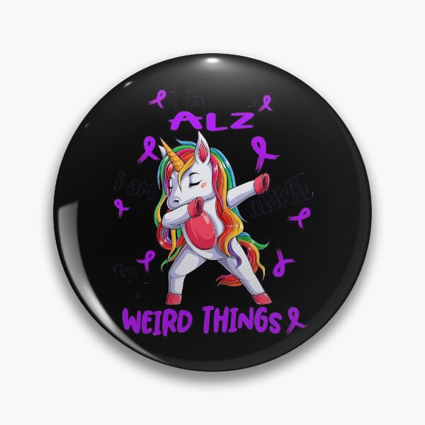 Item preview, ALZ Awareness Funny I have ALZ i'm allowed to do Weird Things! designed and sold by JanetShop809.