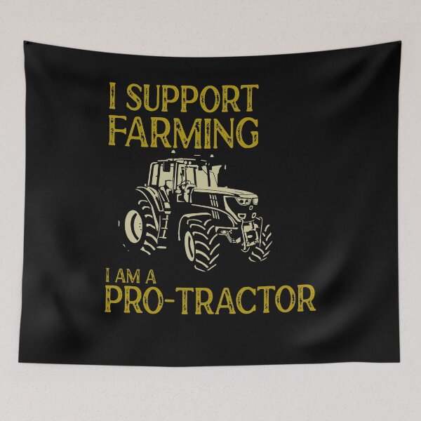 Item preview, I Support Farming I'm a Pro-Tractor designed and sold by manzee.