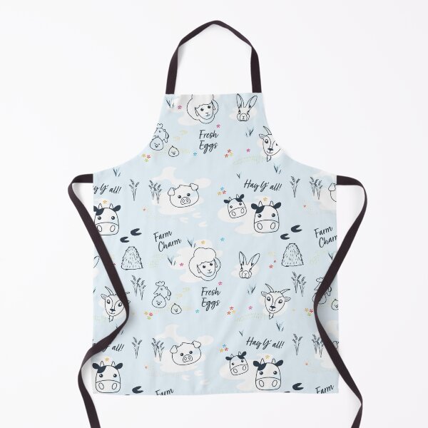 Item preview, Farm Animal faces outlined designed and sold by Melissa Dekker.