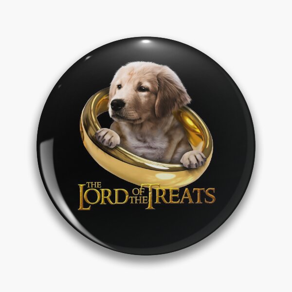 Artikelvorschau, Lord of the Treats - Lustiger beiger Labrador Welpe entworfen und verkauft von BrainlabStudios.