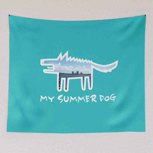 Item preview, my summer dog designed and sold by 21garagestudio.