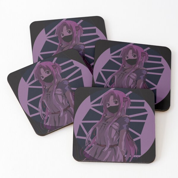 Item preview, Cute anime girl - Ninja mask - Covid purple designed and sold by DuPois92.