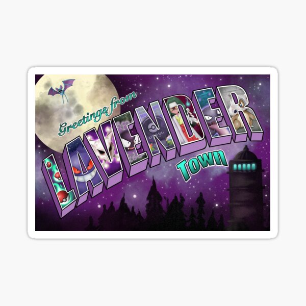Greetings From Lavender Town Sticker