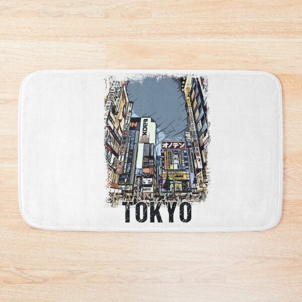 Item preview, Tokio City Streets Vintage Travel Poster Series grunge edition 02 designed and sold by Naumovski.