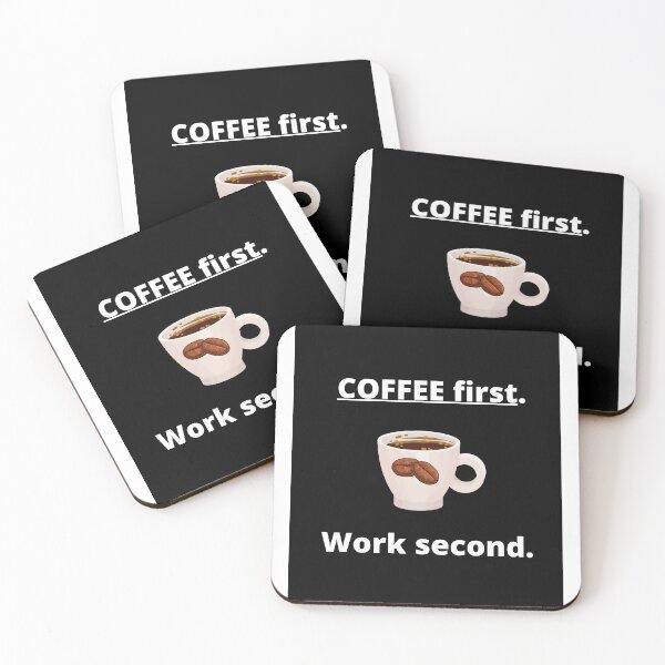 Item preview, Coffee first. Work second.  designed and sold by Stationeryamore.