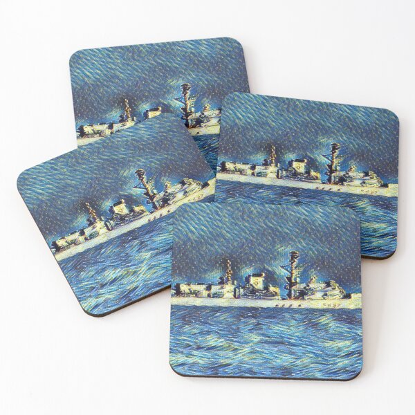 Item preview, Warship In Shades Of Blue designed and sold by Fearless-Fox.