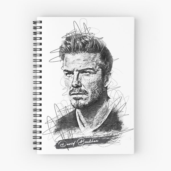 Item preview, David Beckham Abstract Sketch Art, David Beckham designed and sold by graphic-genie.