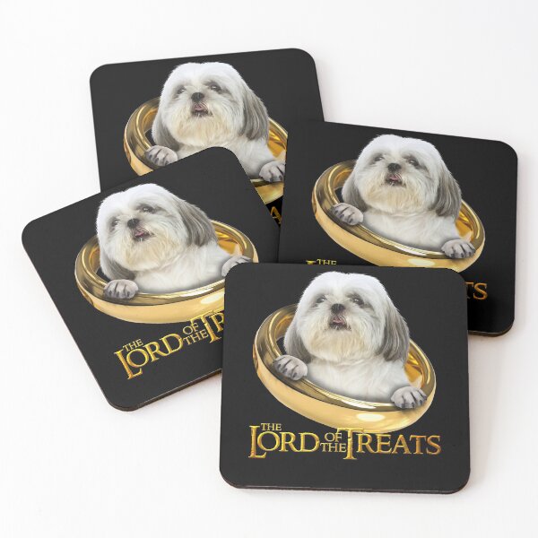 Item preview, Lord of the Treats - Funny white Shih Tzu puppy designed and sold by BrainlabStudios.