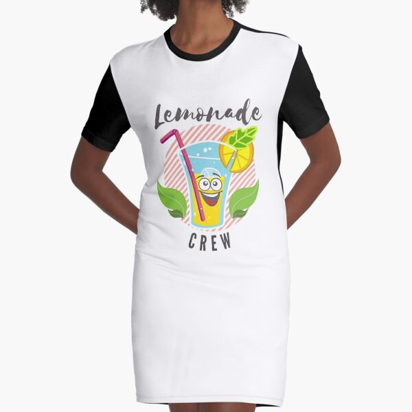 Lemonade Crew Graphic T-Shirt Dress