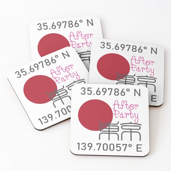 Item preview, Tokyo After Party GPS Coordinates designed and sold by bunbun369.