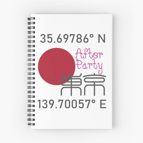 Item preview, Tokyo After Party GPS Coordinates designed and sold by bunbun369.