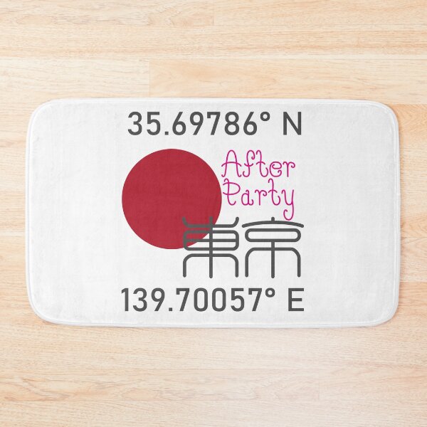 Item preview, Tokyo After Party GPS Coordinates designed and sold by bunbun369.