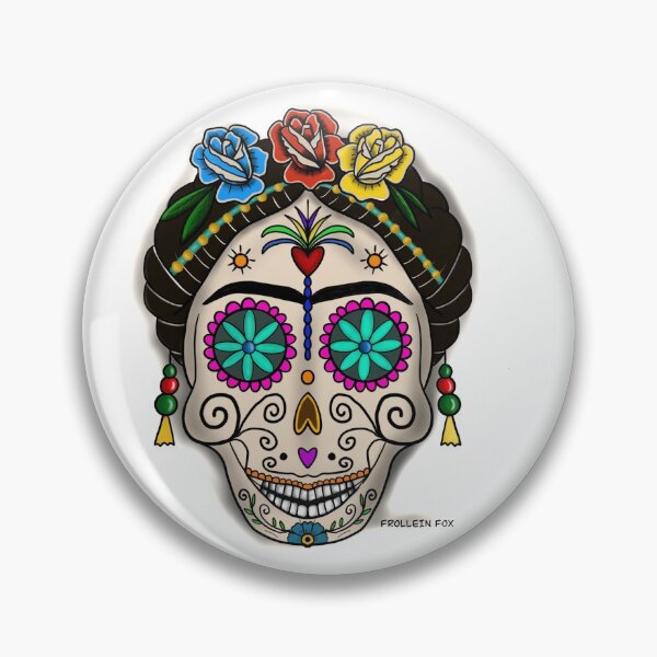 Item preview, Frida Kahlo x Sugar Skull designed and sold by FrolleinFox.