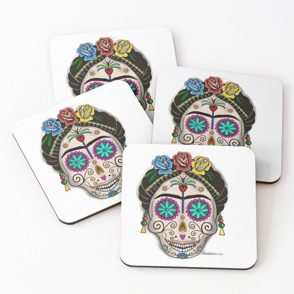 Item preview, Frida Kahlo x Sugar Skull designed and sold by FrolleinFox.