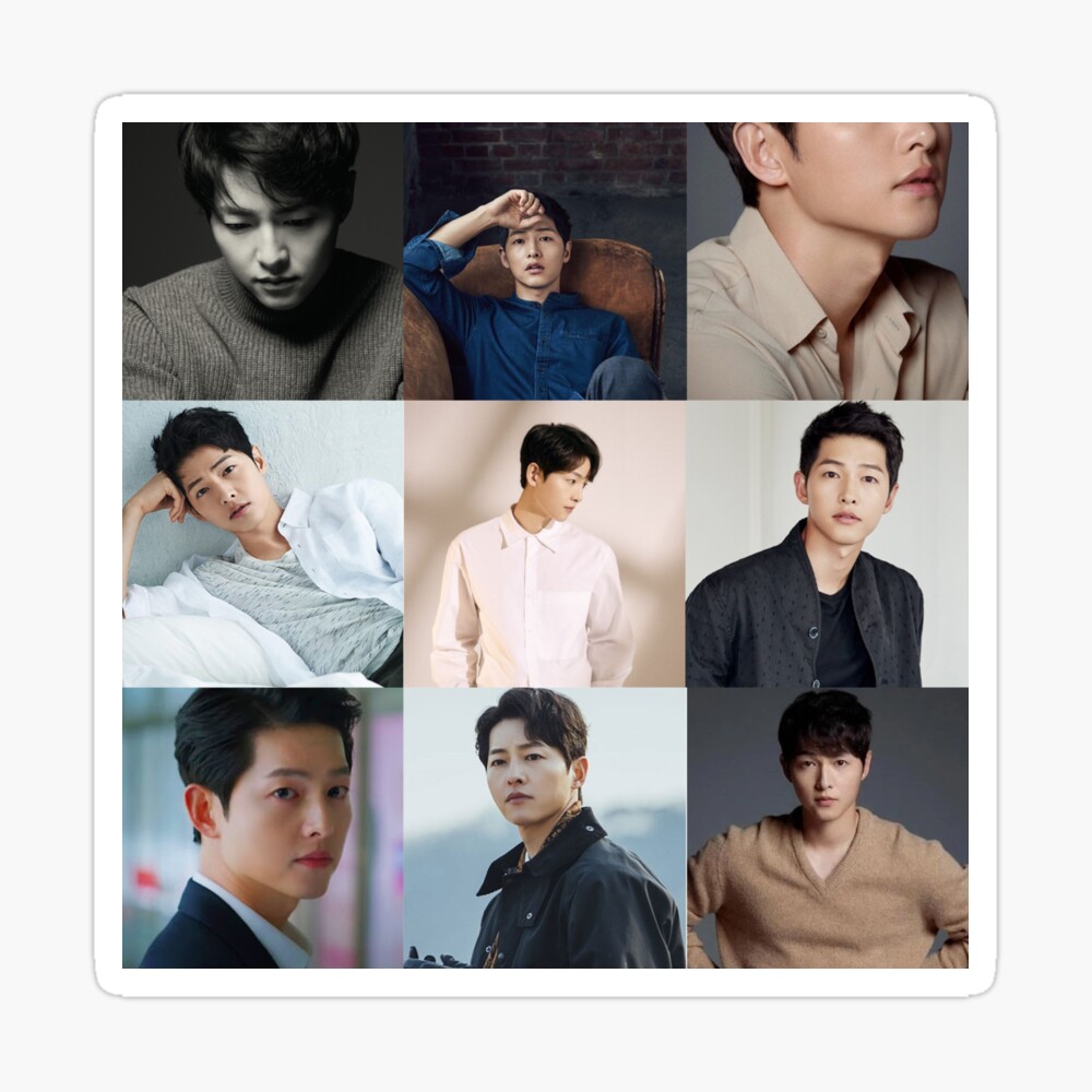 Song Joong Ki Collage Vincenzo Cassano Poster By Athira A Redbubble