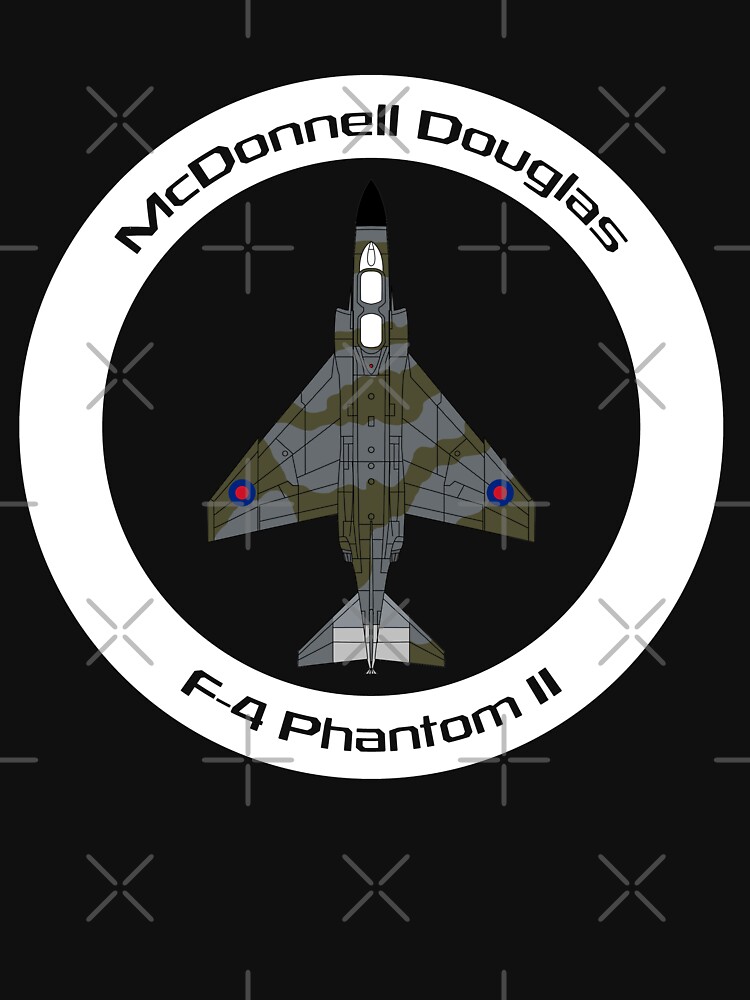 Mcdonnell Douglas F 4 Phantom Ii Raf T Shirt For Sale By